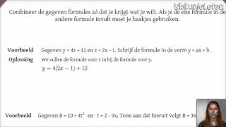 Basic skills: Combining formulas - Wiskunjeleren