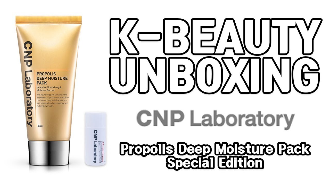 Cnp Laboratory Propolis Deep Moisture Pack Special Edition Unboxing Youtube Cnp Laboratory Propolis Deep Moisture Pack Special Edition Unboxing Youtube