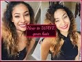 WAVES! Using a Crimper | Natural hair