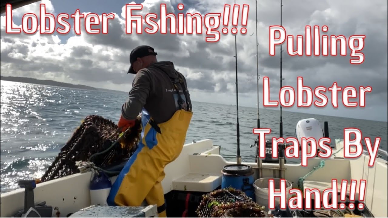 Lobster Fishing UK Pulling Lobster Traps By Hand! YouTube