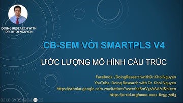 Ước lượng mô hình cấu trúc (Estimating structural models with CB-SEM on SmartPLS v4)