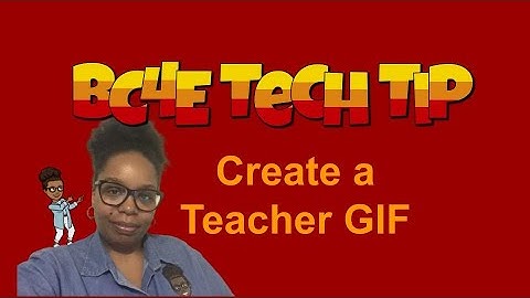 How to Create an Animated Teacher GIF