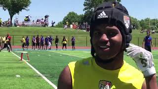 2021 Bishop Miege WR Phillippe Wesley II Interview with Chad Ricardo
