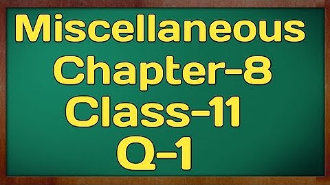 Miscellaneous Exercise (Q1) Chapter 8 Binomial Theorem Class 11 Maths NCERT