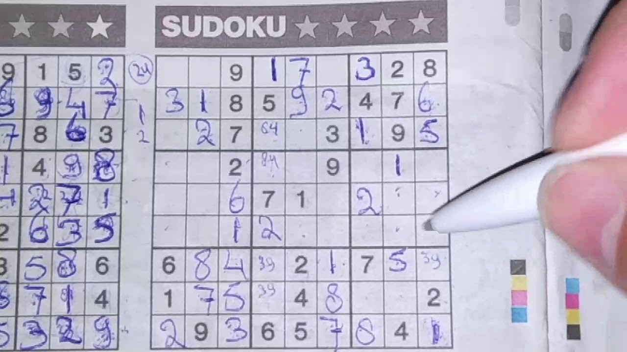  1097 Saturday Four Stars Sudoku Puzzle Bonus Extra Edition 07 04 