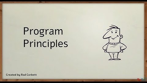 Program Principles