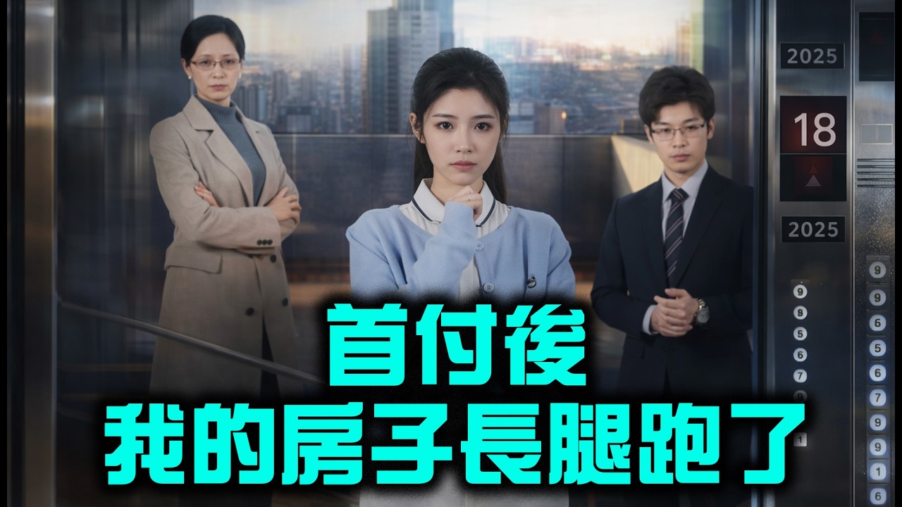 #首付後，我的房子長腿跑了   我買房第二天，房子消失了。我天天吃泡麵擠公車，花10年時間攢夠50萬首付。終於在公司附近小區，買頂層1801的小戶型。結果下班回家發現整棟樓只有17層，18層消失了。