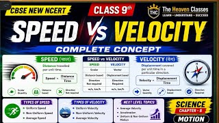 Difference between speed and Velocity | New NCERT syllabus | 2026-27 CBSE Class 9th