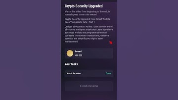 Crypto Security Upgraded Part  | Tapswap Crypto Security Upgraded Part  Video code | Tapswap Video