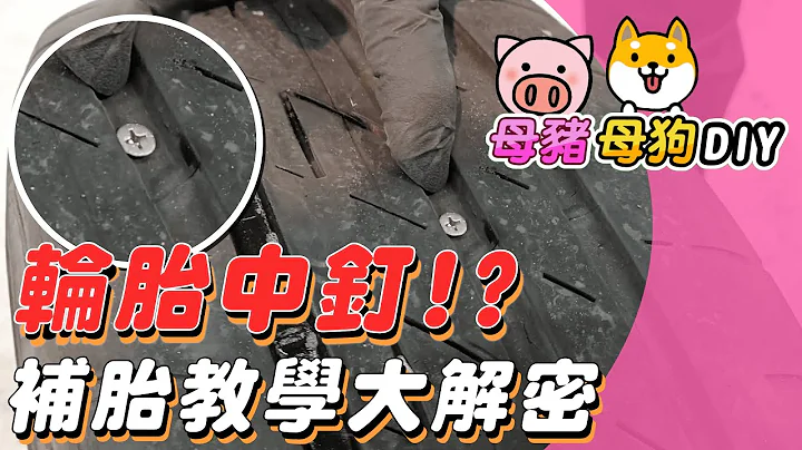 【汽车DIY】轮胎中钉怎么办? 四分钟教你如何补胎自救! - 天天要闻