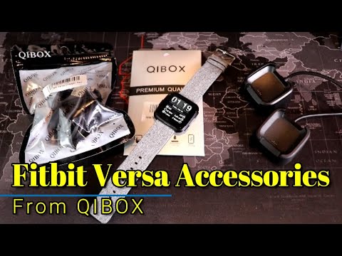 Fitbit Versa - Awesome budget friendly accessories from Qibox!