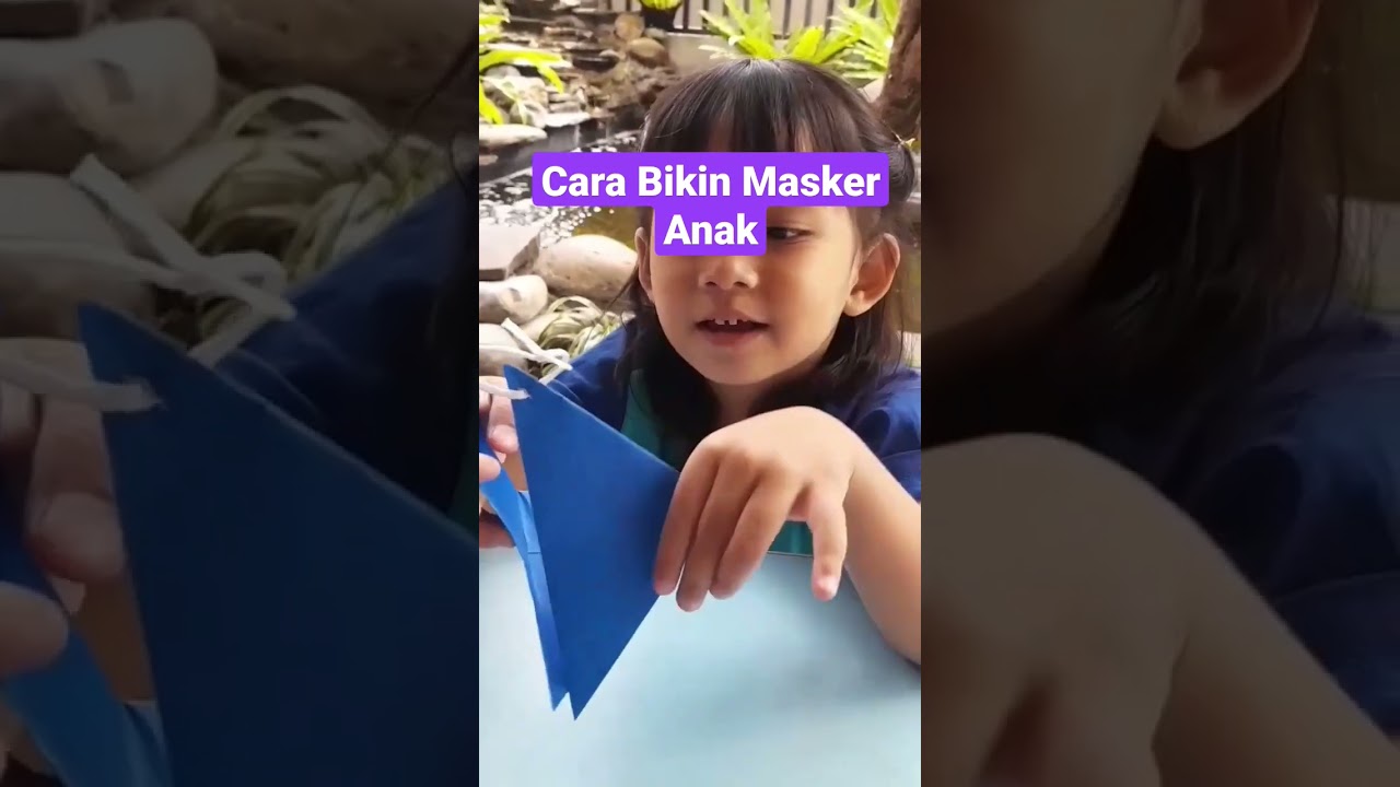 CARA BIKIN MASKER ANAK 