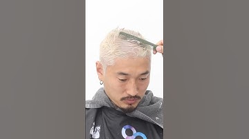 Blonde Crop hairstyle | bleach process #labarber #blonde #menshair #losangeleshairstylist #fade