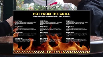 Digital Menu Boards with Animation!