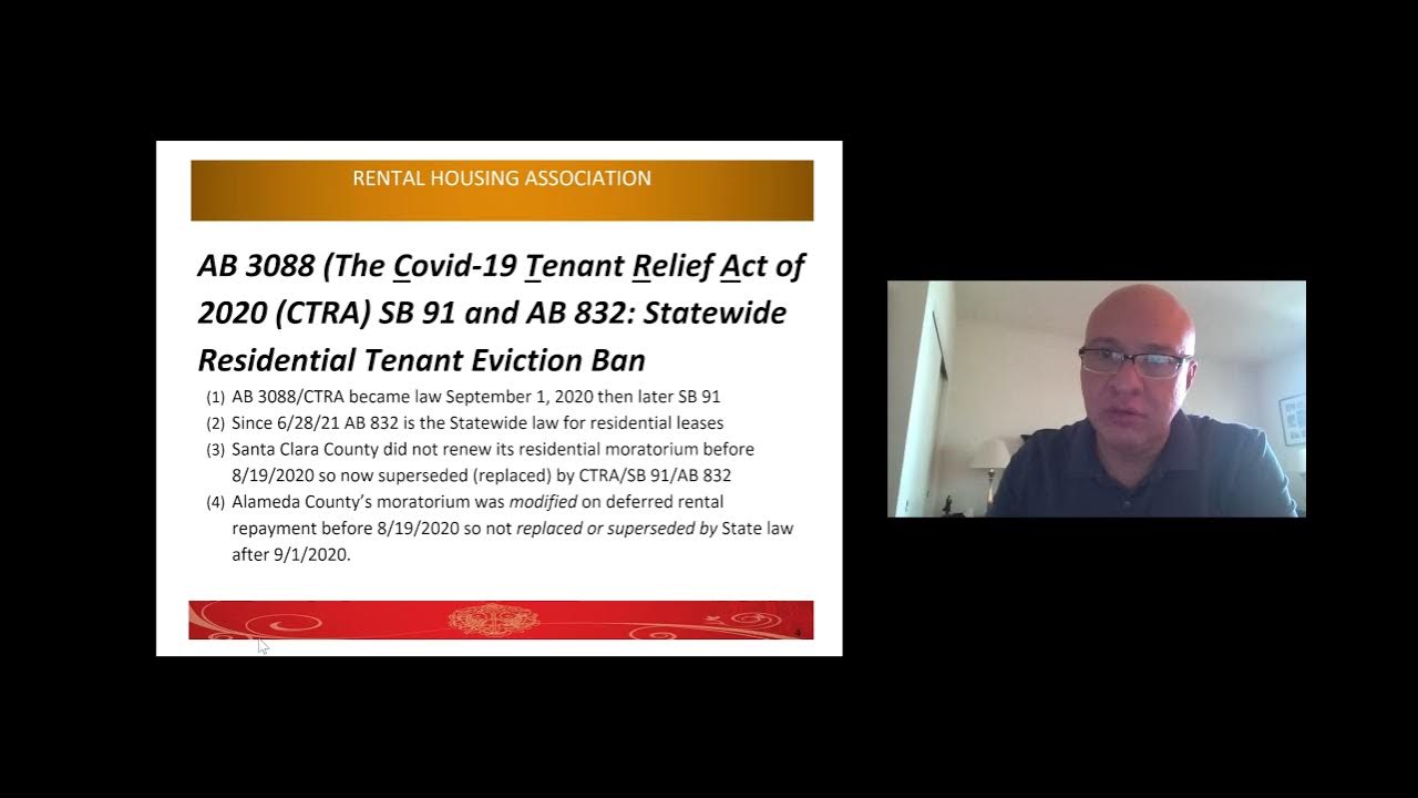 Alameda County Eviction MoratoriumUpdate! YouTube