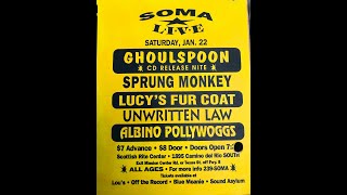 Ghoulspoon "To Serve Man" CD Release Show 1/22/94