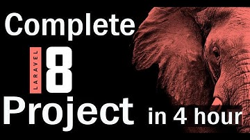Laravel 8 Complete project Tutorial | Jetstream | Full course For Beginners | Laravel8 From Scratch