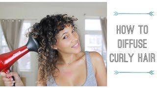 How To Diffuse Curly Hair - how to use a diffuser -