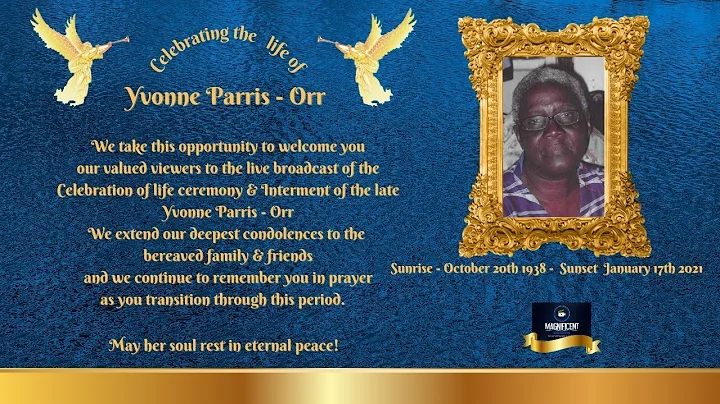 Celebrating the life of Yvonne Parris - Orr