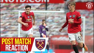 Hear from reds boss ole gunnar solskjaer and defenders harry maguire
brandon williams after the 1-1 draw against west ham at old
traffordsubscribe to man...