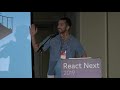 React Native - Under the Bridge talk, by Chen Feldman