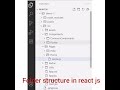 project structure in react js. #education #javascript #react #mernstack #typescript #nodejs #coding