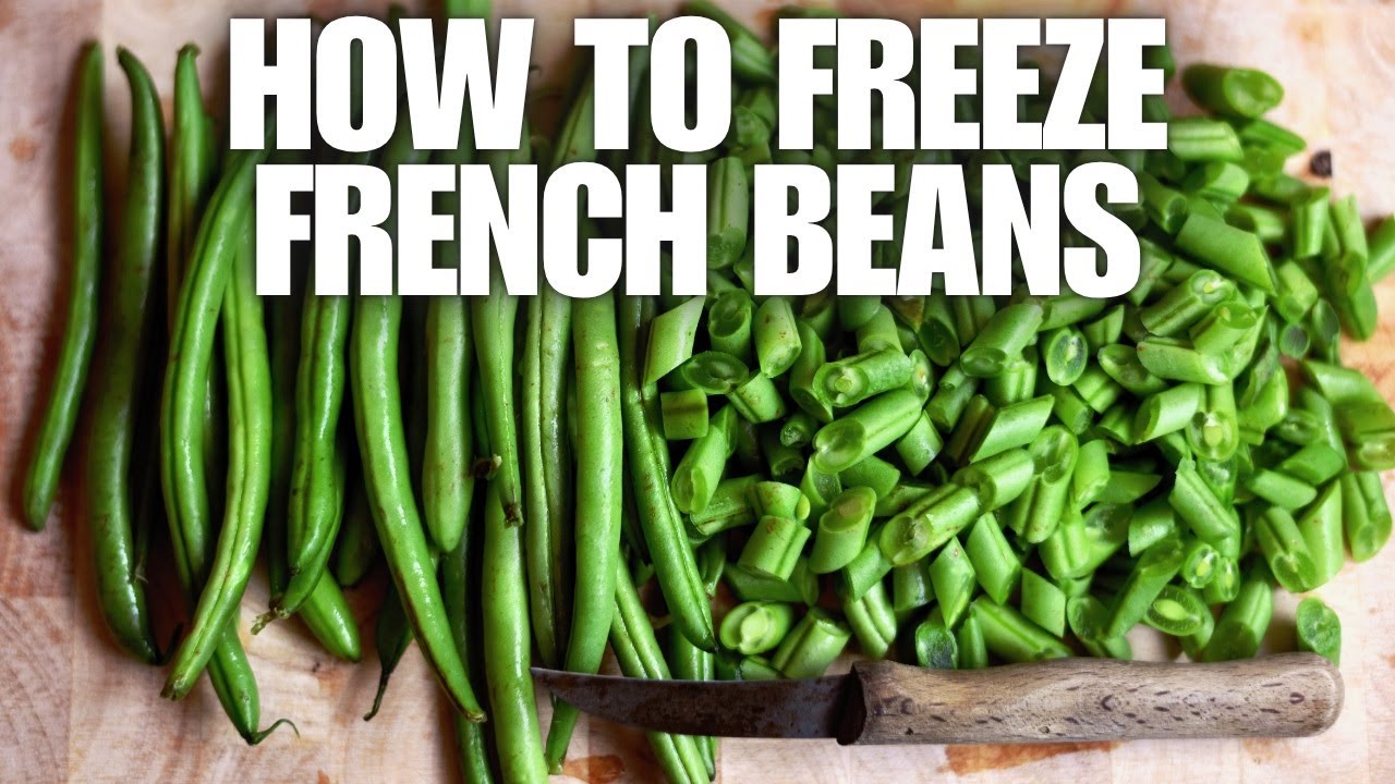How To Freeze French Beans [Simply Food] - YouTube