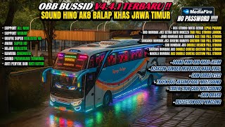 UPDATE !! OBB BUSSID V4.4.1 TERBARU SOUND HINO AK8 KHAS JATIM GRAFIK ETS2 HD FULL ROMBAK BUS