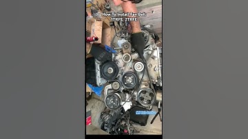 How To Install Fan Belt 1TRFE, 2TRFE #automobile #short #shorts #shortsviral #viral #viralshorts