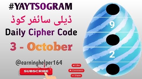 #yaytsogram Daily #cipher code #daily cipher #3oct #daily cipher 3 October #yaytsogram cipher 3oct