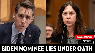 Biden nom CAUGHT LYING Under Oath After Josh Hawley EXPOSED her in UNBELIEVABLE CLASH