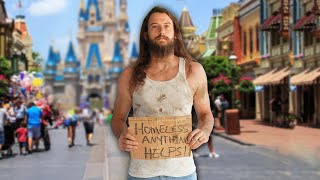 Homeless Man Begging in Disney World!