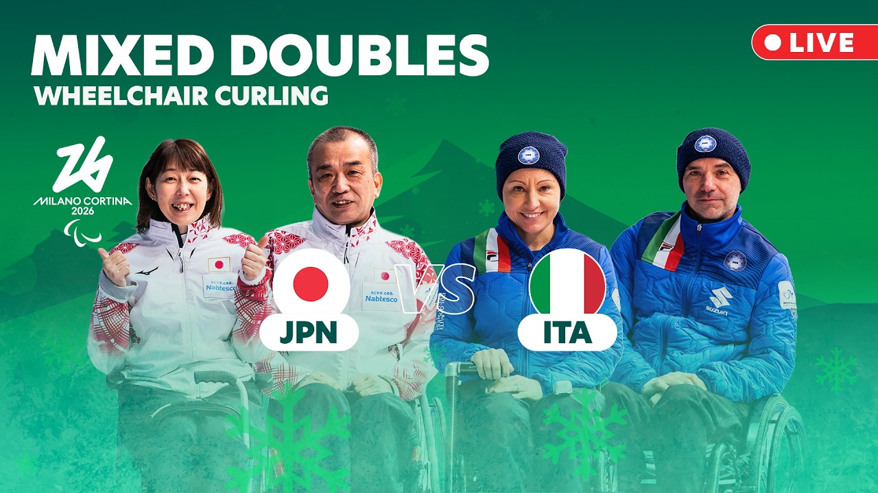 🔴LIVE: Wheelchair Curling - JPN 🇯🇵 vs 🇮🇹 ITA Mixed Doubles Round Robin | 6 Mar | Milano Cortina 2026