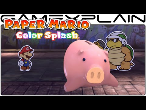 AMAZING Breakdancing Pig in Paper Mario: Color Splash