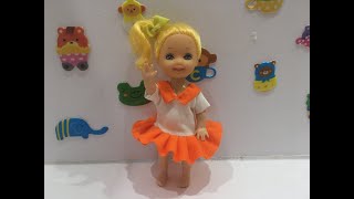 132 How To Make A Dress For Baby Doll May Váy Cho Búp Bê Baby
