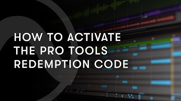 How to Activate the Pro Tools Redemption Code