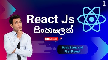 React.js - Lesson 01: Basic Setup and Create First Project in Sinhala | SL Code Academy 🧑‍🎓💻 | 2024