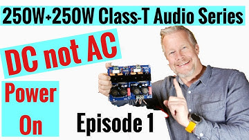 Class T Audio Power Amplifier - DC voltage power up