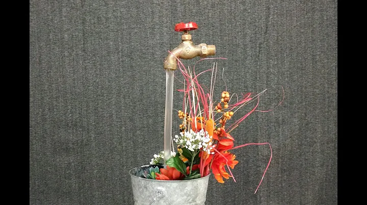 How to make FLOATING Faucet Fountain