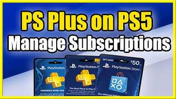 How to Manage Subscriptions on PS5 (Turn ON or Off Auto Renew, Extend PS PLUS, Redeem Codes)