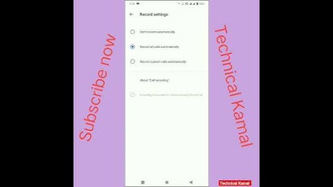 Vivo y12s auto call recording setting|| vivo y12g call recording|| call record || Technical Kamal