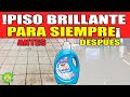 ASOMBROSO BRILLADOR DE PISOS! Deja las Cerámicas y Azulejos Brillantes para siempre