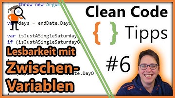 Verwendet endlich Zwischenvariablen! - Clean Code Tipp #6