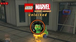 Lego Marvel-Unlock Gamora-1st Drax Mission