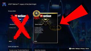 LEGO Batman: Legacy of the Dark Knight Which Edition Should You Buy and NOT Choose the Wrong ONE!