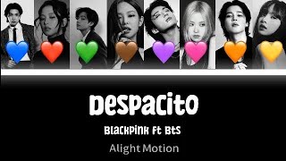 Blackpink - Despacito Ft. Bts - Lyrics Cover Ia
