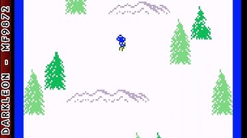 Intellivision - Mountain Madness - Super Pro Skiing © 1987 INTV - Gameplay