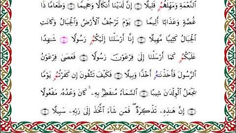 سورة المزمل  برواية البزي عن ابن كثير ـ  الشيخ أحمد ديبان