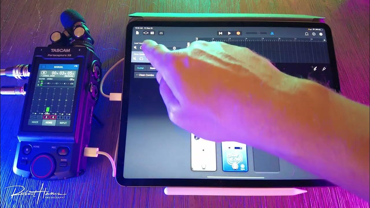 How to Use an Audio Interface with Garageband for iPad featuring the