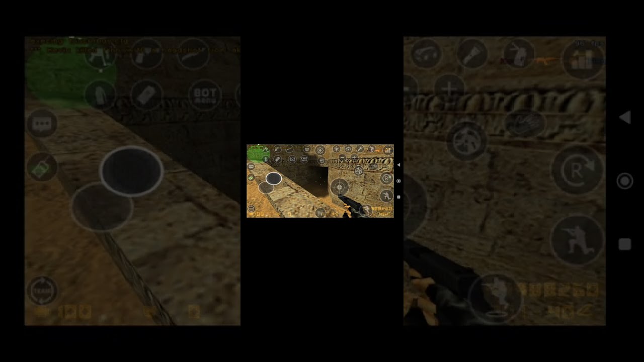 Gameplay Counter strike 1.3 android de_dust 2 part 2